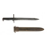"WWII US Military 10"" Cut Down Bayonet (MEW2981)" - 1 of 2