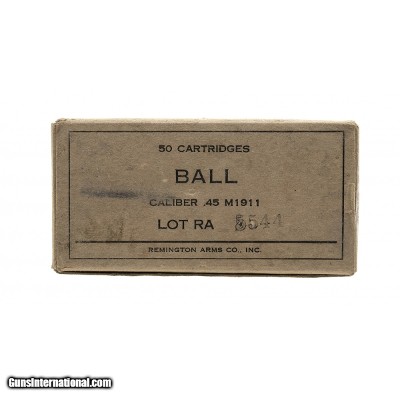 "US Military 45ACP Box 48rds Ball Ammo (AM167)"