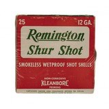 "12GA Remington Shur Shot Shotgun Shells 2 5/8"" (AM174)" - 1 of 2