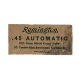 "45ACP 50rds Full Box Remington Ammo (AM220)" - 1 of 2