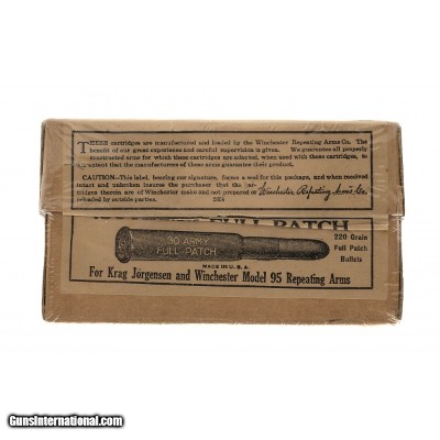 "30 Army Full Patch Unopened Box Collectable Ammo (AM225)"