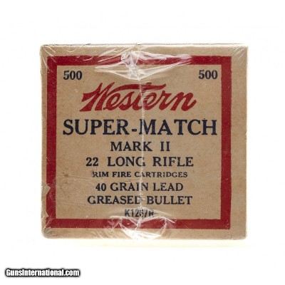"22LR Super Match 40Gr Western Collectable Ammo (AM230)"