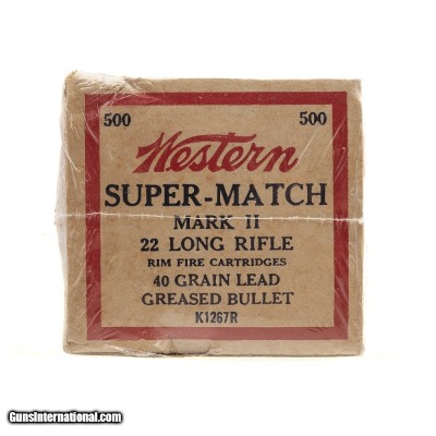 "22LR Super Match MKII 500rds Collectable Ammo (AM231)"