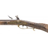 "Contemporary Flintlock Kentucky Rifle by St. Bery .45 Caliber (AL5916)" - 12 of 15