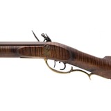 "Flintlock Kentucky Rifle by Chris Hirsch .45 Caliber (AL5397)" - 2 of 8