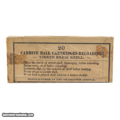 "45-70 Carbine Ball Frankford Arsenal Vintage Ammo (AM501)"