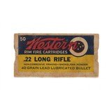 "22LR Western Vintage Ammo (AM546)" - 1 of 2