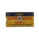 "22LR Super Match MKII Western Vintage Ammo (AM547)" - 1 of 2