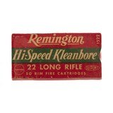 "22LR Remington Hi Speed Kleanbre Vintage Ammo (AM549)" - 1 of 2