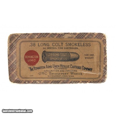 ".38 Long Colt Smokeless UMC Vintage Ammo (AM554)"