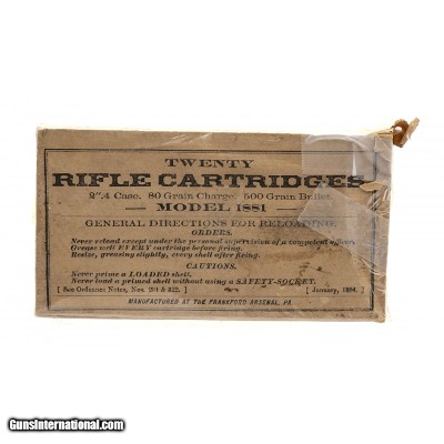 "45-80 1881 Frankford Arsenal 80 Grain 500 Grain Bullet (AM566)"