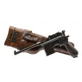 "Unit Marked WWI Mauser 1896 Broomhandle .30 Mauser Rig (PR61079) ATX"