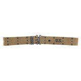 "WWII Military Web Pistol Belt (MM2213)" - 1 of 3