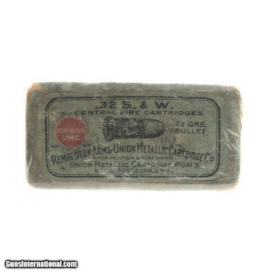 "32S&W Box Of 37 Central Fire Cartridges (AM575)"