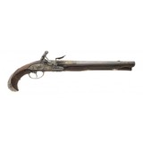 "Exquisite French Gilt Engraved Silver Mounted Flintlock Pistols (AH8059)" - 6 of 13