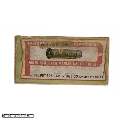 "44-40 Blanks By Peters Cartridge Co. (AM593)"