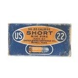 "22 Short RF By US Cartridge Co. (AM637)" - 1 of 2