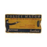 ".38 Special Peters Police Match Ammo (AM646)" - 1 of 2
