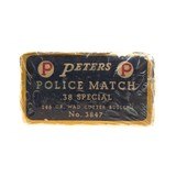 ".38 Special Peters Police Match Ammo (AM646)" - 2 of 2