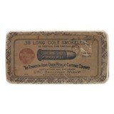 ".38 Long Colt Smokeless Vintage Ammo (AM632)" - 1 of 1