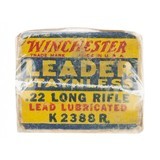 "22LR Winchester Leader Staynless Vintage Ammo (AM638)" - 2 of 2