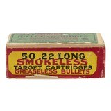 ".22 Long Smokeless Vintage Rifle Cartridges (AM641)" - 2 of 2