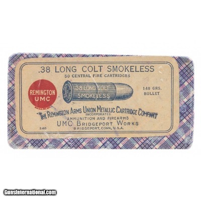 ".38 Long Colt Smokeless CF Cartridges (AM722)"