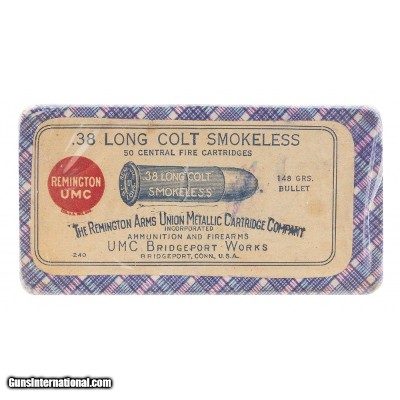 ".38 Long Colt Smokeless CF Cartridges (AM724)"