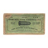 ".32S&W Central Fire Cartridges Partial Box (AM759)" - 1 of 2