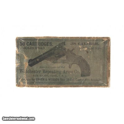 ".38 Caliber CF For S&W Revolver Box Only (AM748)"