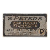 ".22Short RF Peters High Velocity Filmkote (AM764)" - 1 of 1