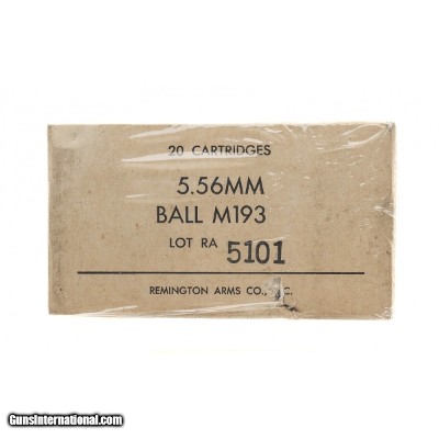 "5.56mm Ball M193 By Remington (AM774)"