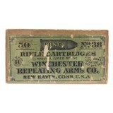 ".38 Long R.F. Winchester Rifle Cartridges (AM784)" - 1 of 2