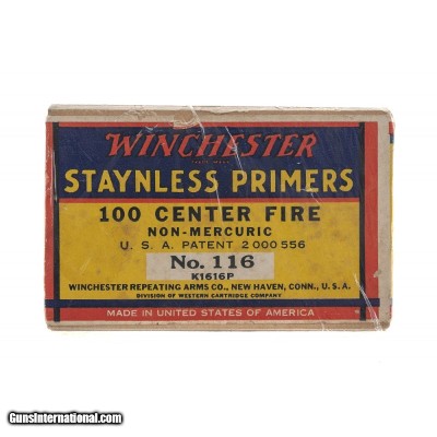 "Winchester Staynless Primers (AM809)"
