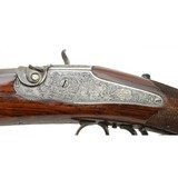 "Beautiful Percussion Target Rifle Signed F.W. Moritz in Gold and Outlined in Silver (AL4287)" - 13 of 17