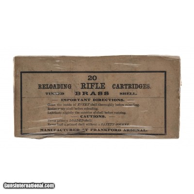 "45-70 Rifle Cartridges From Frankford Arsenal (AM839)"