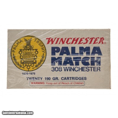 "308 Winchester Palma Match Empty Box (AM826)"