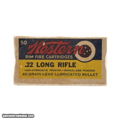 ".22 Long Rifle RF By Western (AM811)"