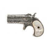 "Beautifully CasedEngraved Ben Shostle Style Remington Over / Under Derringer (AH8162)" - 12 of 13