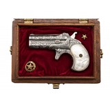 "Beautifully CasedEngraved Ben Shostle Style Remington Over / Under Derringer (AH8162)" - 1 of 13