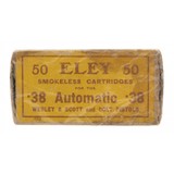 ".38 Automatic Smokeless Cartridges (AM907)" - 1 of 1
