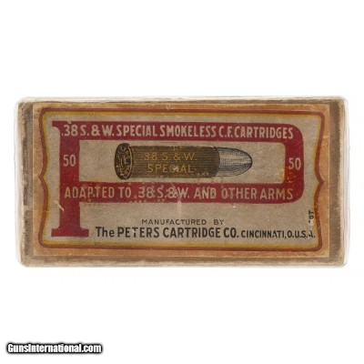 ".38 S&W Special Smokeless Cartridges (AM917)"