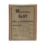 "8x57 Czechoslovakian Cartridges (AM878)" - 2 of 2