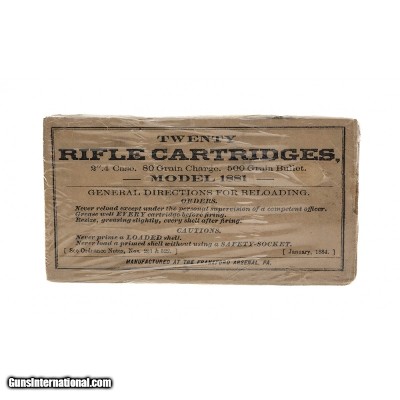 "45-80 Rifle Cartridges For Model 1881 (AM930)"