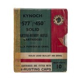 ".577""/.450"" Solid Martini-Henry Rifle Cartridges (AM935)" - 1 of 3