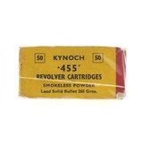 ".455 Revolver Cartridges By Kynoch (AM923)" - 2 of 2