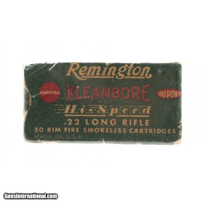 ".22Long Rifle Remington Hi-Speed Cartridges (AM928)"