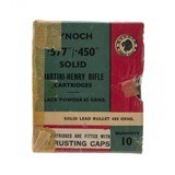 ".577/.450 Solid 480GRS.Martini-Henry Cartridges (AM944)" - 1 of 3