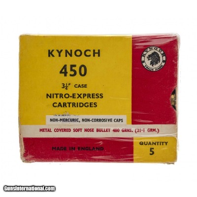 "450 3 1/4 Case Nitro-Express By Kynoch ( AM948)"