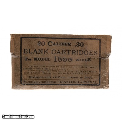 ".30 Caliber Blank Cartridges For 30-40 Krag (AM974)"